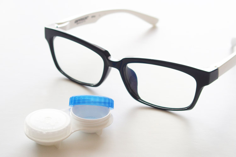 矯正レンズの装用で屈折異常から正視状態にのイメージ